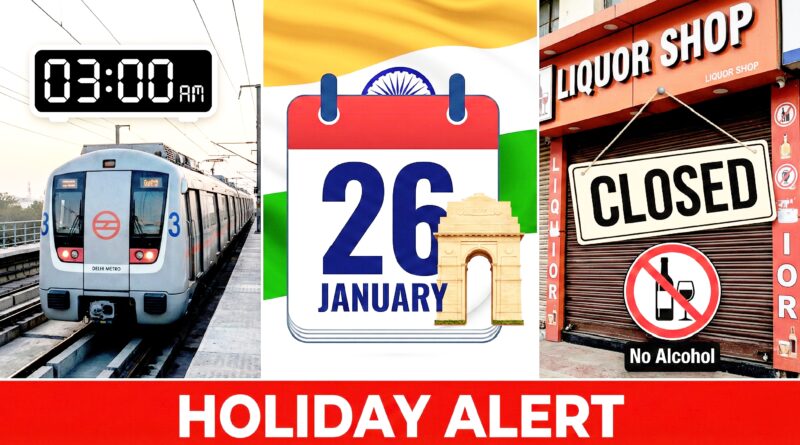26 January 2026 Holiday Update