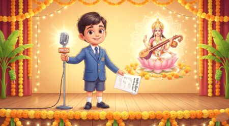 Best Saraswati Puja Anchoring Script in Hindi 2026 (Viral PDF) Saraswati Puja Anchoring Script in Hindi