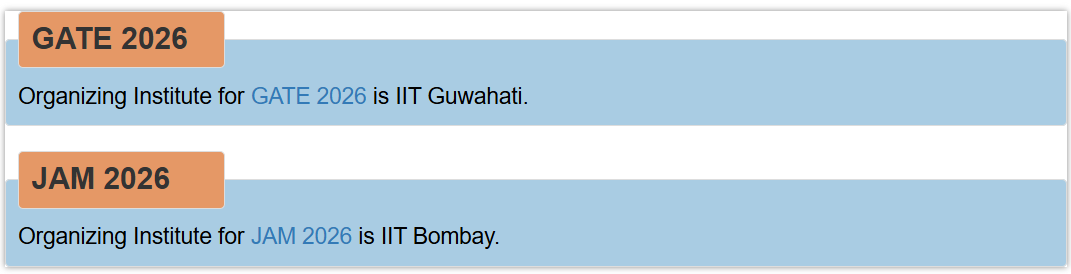 GATE 2026 IIT Guwahati Official Website