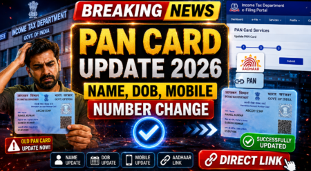 PAN Card Correction Online 2026